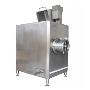 Picadora de carne eléctrica grande automática con engranajes metálicos, máquina picadora de carne, máquina picadora de carne