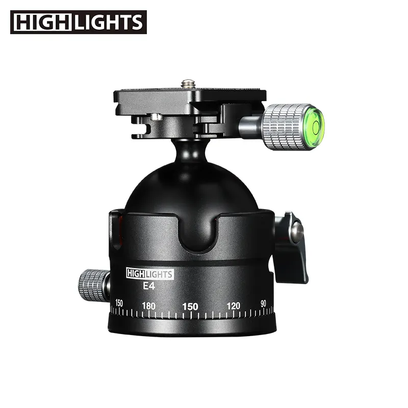 Top Sale Low Gravity Lens Camera Ball Head Tripod Mount 360 Panoramic Tripod Head