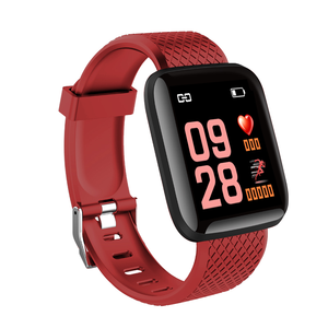 สมาร์ทวอทช์สำหรับผู้หญิง รุ่น 2026 D13 116 <span class=keywords><strong>Plus</strong></span> วัดอัตราการเต้นของหัวใจ สายรัดข้อมือกันน้ำ รองรับ Android สมาร์ทแบนด์สำหรับเด็ก มีสินค้าพร้อมส่ง - Product Image 4