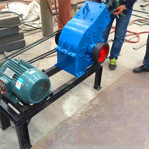 Concasseur à marteaux portable pour l'exploitation minière, machine de concassage de pierres avec moteur AC, capacité maximale de 20 tonnes par heure, couleur bleue - Product Image 1