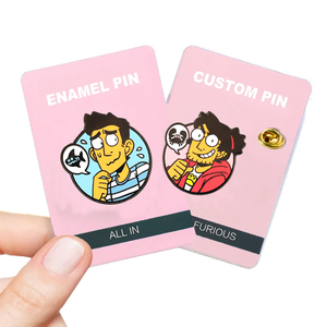 Épingle de revers personnalisée, Logo de l'entreprise, cadeau d'affaires, Souvenir, jeu en métal, en émail - Product Image 3