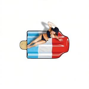 Telo Mare Buonic Ice Cream 147x65cm Stampato, Tappetino da Spiaggia Estivo, Coperta da Picnic per Esterni - Product Image 1