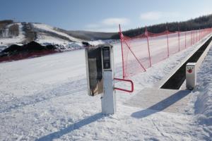 Barrière de contrôle d'accès automatique pour station de ski à grande vitesse avec reconnaissance faciale, code QR, RFID, IC, en acier inoxydable IP54, tourniquet - Product Image 5
