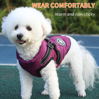 Chaleco Reflectante de Lujo 2 en 1 para Perros, Chaqueta de Invierno Cálida con Forro Polar, Abrigo de Algodón para Mascotas, Parka Profesional para Cachorros al Aire Libre, Venta al Por Mayor