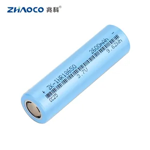 Batterie rechargeable au lithium 2600mah inr18650 cellules li-ion 18650 batteries 3.7v