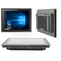 WPNA Panel Industrial PC 15 17 19 pulgadas All One Case Mini Pc J1900 Refrigeración sin ventilador Intel J1900 Computadora integrada de 21,5 pulgadas