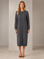 Robe longue en tricot de laine rayée à col roulé, coupe ajustée, respirante, chaude, pull d'hiver pour femmes, style décontracté et urbain