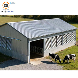 Moderne prefab garage/schuur voor melkveebedrijven, lichtgewicht staalconstructie, eenvoudige installatie - Product Image 4