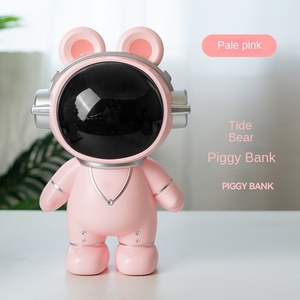 Alcancía de Oso Creativa, Linda y Moderna, <span class=keywords><strong>Popular</strong></span> en <span class=keywords><strong>Internet</strong></span>, de Plástico, Tamaño Grande, Adorno de Regalo para Niños y Niñas - Product Image 6