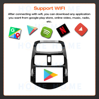 Radio Estéreo con Pantalla para Coche Android 14 4G+64G GPS WIFI Multimedia Carplay Android Auto para Chevrolet Spark 2009-2014 2 Din 1280*720 P 4G