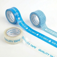 Ruban adhésif BOPP super résistant, transparent, pour l'emballage et la fermeture de boîtes d'expédition, qualité industrielle, haute viscosité.