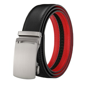 Cinturones de Cuero Vacuno para <span class=keywords><strong>Hombre</strong></span>, Nuevos, Venta al Por Mayor de Fábrica, Hebilla Automática de Aleación, Estilo Ejecutivo Juvenil - Product Image 6