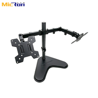 Soporte Ergonómico Articulado para Monitor de Escritorio, Rotación de 360 Grados, Inclinación, VESA 100x100, Carga de 8 kg, para un Solo Monitor