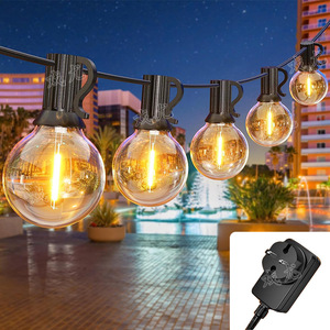 Ngoài trời không thấm nước dây đèn LED bóng đèn dây đèn với 27 cái G40 LED bóng đèn - Product Image 6