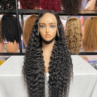 Perruque frontale en dentelle 13x6 vietnamienne naturelle, densité 180% 250%, cheveux humains naturels bouclés birmans, ondulations profondes, sans colle, perruques frontales en dentelle HD