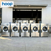 Mesin Cuci Komersial HOOP 15-30kg Soft Mounted, Mesin Cuci Otomatis Profesional untuk Hotel, Laundry, Asrama, Kamar Mandi, Spa