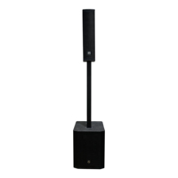 Sistema de Sonido Profesional Accuracy Pro Audio AC47-MK2 de 1000W con Woofer de 8 Pulgadas, Altavoz de Columna Activo de Madera con Bluetooth