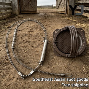 Nouvel arrivage : Leurre à pédale en acier inoxydable, durable, léger et portable pour la chasse au sanglier, au pigeon et au corbeau, avec ressort solide de 4 mm - Product Image 1