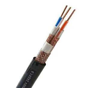 Cable de control industrial de alta calidad Conductor de cobre flexible con blindaje revestido aislado de PVC Material XLPE de bajo voltaje