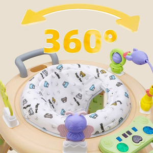 Andador Multifuncional Antivuelco para Bebés, 3 Alturas Ajustables, Ayuda para Caminar para Bebés de 6 a 18 Meses con Mango de Empuje, Múltiples Modos - Product Image 2
