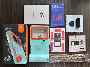 Étui de plongée professionnel étanche Shellbox 2e génération, sous-marine jusqu'à 15 m (49 pieds), compatible avec les téléphones portables de 6,9 pouces, avec trou d'aération - Product Image 3