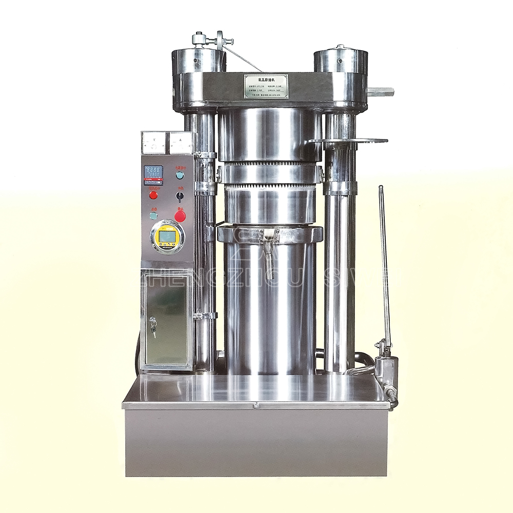 hydraulic cold press oil machine