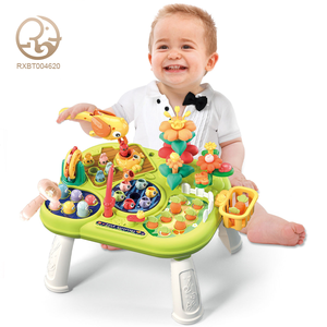 Table <span class=keywords><strong>de</strong></span> <span class=keywords><strong>jeu</strong></span> <span class=keywords><strong>de</strong></span> puzzle pour enfants haut <span class=keywords><strong>de</strong></span> gamme PC écologique multi-fonctionnel Whack-A-Mole détachable nouvelle Cognition classique - Product Image 5