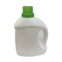 Conteneur à boisson de 2 L vide en plastique HDPE avec poignée, couleur personnalisée, bouteille d'emballage pour boissons et jus avec bouchon à vis