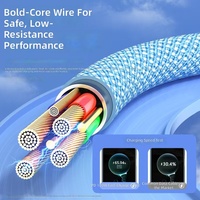 Câble de charge rapide USB-A vers Type-C 3A pour smartphone Android, matériau TPE, blindage en feuille pour la transmission de données des téléphones mobiles