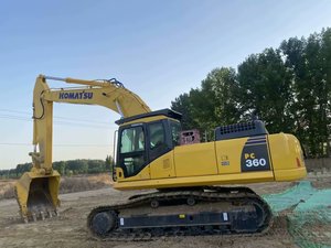 Excavatrice d'occasion Komatsu PC360 d'origine japonaise, 36 tonnes, avec moteur et pompe hydraulique, coupleur rapide, brise-roche - Product Image 3