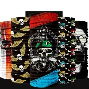 wholesale multifunctional bandana custom print fashion style motorcycle seamless bandana for men