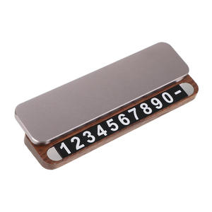 Numero di telefono cellulare nascosto carta di notifica interna Auto targa temporanea di parcheggio - Product Image 6