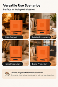 Caja de Regalo Ecológica de Cartón Rígido con Tapa Extraíble, Impresión de Etiquetas Personalizadas para Cosméticos, Electrónicos, Regalos Corporativos - Product Image 6