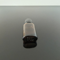 Flacon en verre transparent marron de 10 ml avec bouchon à vis pour huiles essentielles, sérums, parfums, soins de la peau, diffuseur à bâtonnets – Prêt à l'emploi
