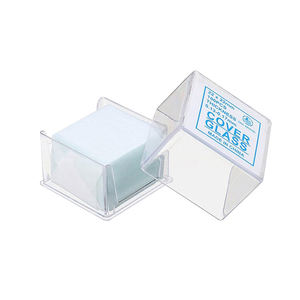 Lames de verre de <span class=keywords><strong>microscope</strong></span> de laboratoire en <span class=keywords><strong>PE</strong></span> personnalisables OEM pour les instruments de recherche médicale et chimique - Product Image 1