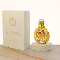 Bouteille de parfum irrégulière 50ml Unique personnaliser vaporisateur bouteille de parfum en verre vide de luxe avec boîte