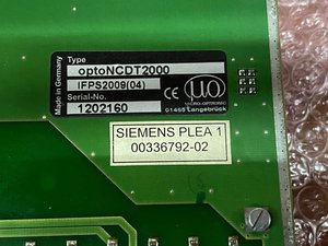 Carte Siplace 80 Plea 1 00336792-02 avec options NCDT2000 - Product Image 4