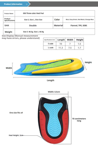 Plantillas Protectoras en Forma de U <span class=keywords><strong>para</strong></span> Zapatos, Almohadillas de Gel <span class=keywords><strong>para</strong></span> el Talón, Amortiguadoras de Impactos, <span class=keywords><strong>para</strong></span> Aliviar el Dolor de Talón - Product Image 4