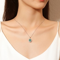 Collar con Colgante de Circonita de Dan Jewelry para Aniversario, Regalo de San Valentín, Circonita Cúbica 5A