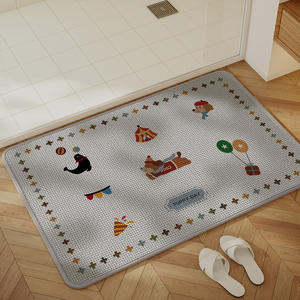 Tappetino da Bagno Antiscivolo con Design Bassotto, Assorbente e ad Asciugatura Rapida, Resistente alle <span class=keywords><strong>Macchie</strong></span> in Lino - Product Image 2