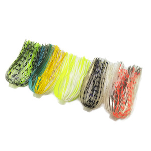 Appâts de pêche Flare Head Silicone Jupe en soie Plomb Bait Whisker Man Anti-Hanging parapluie <span class=keywords><strong>sensation</strong></span> jupes Leurres de pêche - Product Image 3
