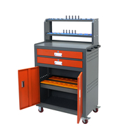 Armoire à outils à double porte M4 pour atelier CNC, chariot porte-outils BT40 BT50, plan de travail auxiliaire de gestion, OEM