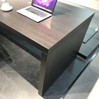 Table de bureau de bureau au Design moderne, en bois, pour le bureau