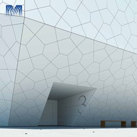 Venta Directa de Fábrica, Revestimiento de Aluminio Perforado con Corte Láser 3D, Moderno, Resistente a la Humedad, Protección de Privacidad, Muro Cortina