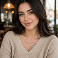 Pendentif Moissanite couleur D 1 carat, collier chaîne à maillons en argent pur, poids total 3,2 g, idéal pour fiançailles, usage quotidien, cadeau classique et charmant