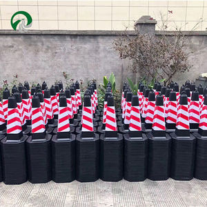 XZL yansıtıcı trafik beyaz reflektörler inşaat park koni ile emniyet konileri dayanıklı PVC yol konileri - Product Image 5