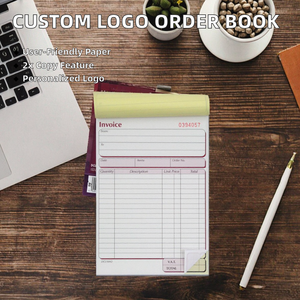 Papel sin carbón con logotipo personalizado, libro <span class=keywords><strong>de</strong></span> pedidos <span class=keywords><strong>de</strong></span> venta, ticket <span class=keywords><strong>de</strong></span> recibo y entrega <span class=keywords><strong>de</strong></span> facturas, juegos <span class=keywords><strong>de</strong></span> libros <span class=keywords><strong>de</strong></span> notas, 30/50/<span class=keywords><strong>100</strong></span> unidades - Product Image 4