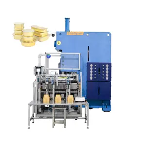 Hot selling pneumatic small high speed aluminum foil container machine to save production cost