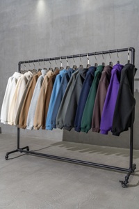 Sweat à capuche épais décontracté pour homme, couleur unie, grande taille, doublure polaire, chaud, style streetwear, collection automne - Product Image 5