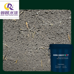 Revêtement liquide écologique de peinture de boue de paille de mur intérieur et extérieur fait sur commande avec l'acrylique comme matière première principale - Product Image 4